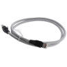 Wassalat Shielded Cat 6 Cable, RJ45 / RJ45 PVC Jacket, Gray