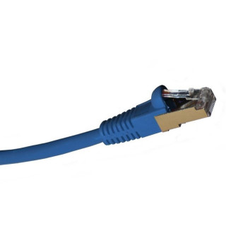 Wassalat Shielded Cat 6 Cable, RJ45 / RJ45 PVC Jacket, Blue