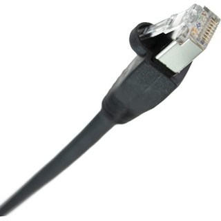 Wassalat Shielded Cat 6 Cable, RJ45 / RJ45 PVC Jacket, Black
