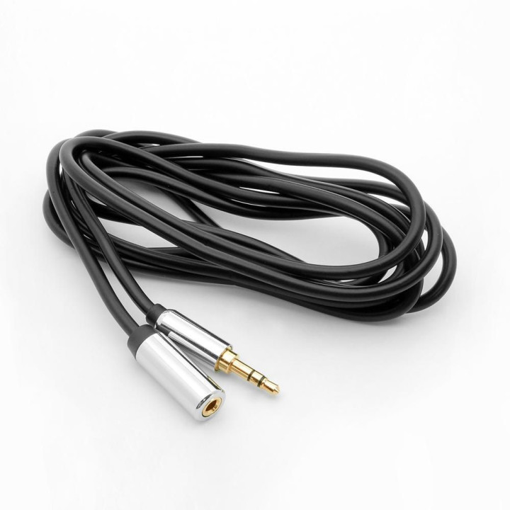 Premium 3.5mm Stereo Cable - Male/Female - 6 FT