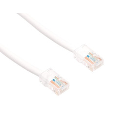 Cat6 Ethernet Patch Cable - No Boot White