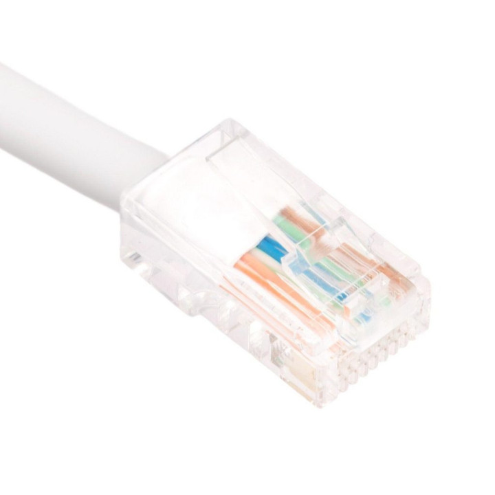Cat6 Ethernet Patch Cable - No Boot White