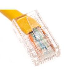 Cat6 Ethernet Patch Cable - No Boot Yellow