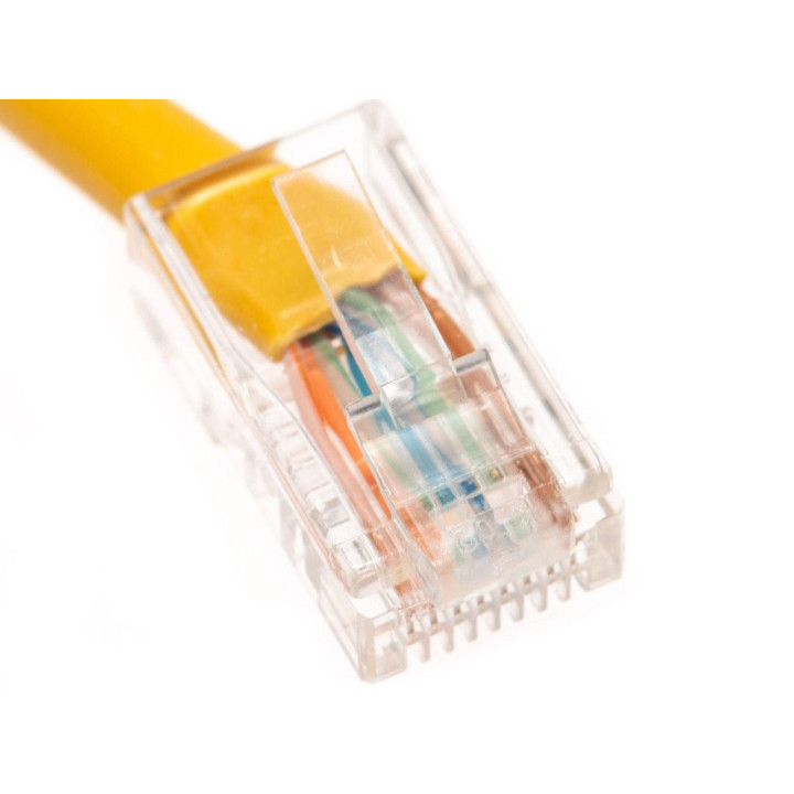 Cat6 Ethernet Patch Cable - No Boot Yellow
