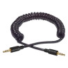 Wassalat Coiled 3.5mm Stereo Audio Cable, Male / Male