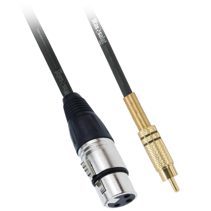 Pro-Audio XLR 3 Pin Female to RCA Male Cable
