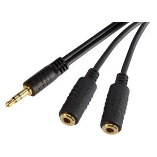 3.5mm Male Stereo to Dual 3.5mm Jack Y Cable