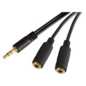 3.5mm Male Stereo to Dual 3.5mm Jack Y Cable