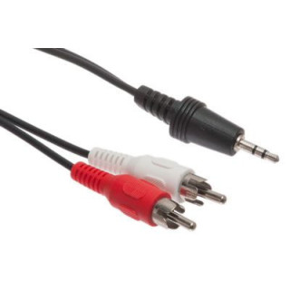 3.5mm Stereo Male to Dual RCA Male Cable