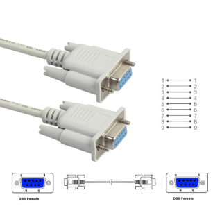 DB9 Female to DB9 Female Serial Cable