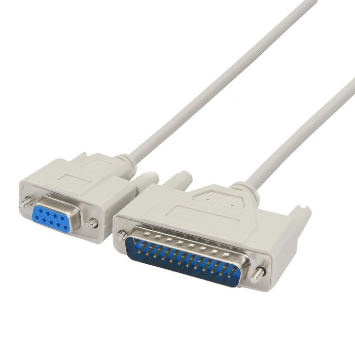 DB9 Female to DB25 Male AT Modem Serial Cable