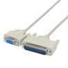 DB9 Female to DB25 Male AT Modem Serial Cable