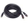 3.5mm Stereo Male to Dual RCA Male Cable
