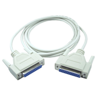 DB25 Female to DB25 Female Serial Cable