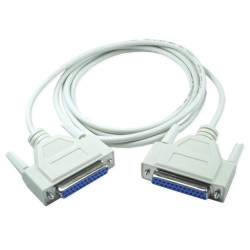 DB25 Female to DB25 Female Serial Cable