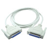 DB25 Female to DB25 Female Serial Cable