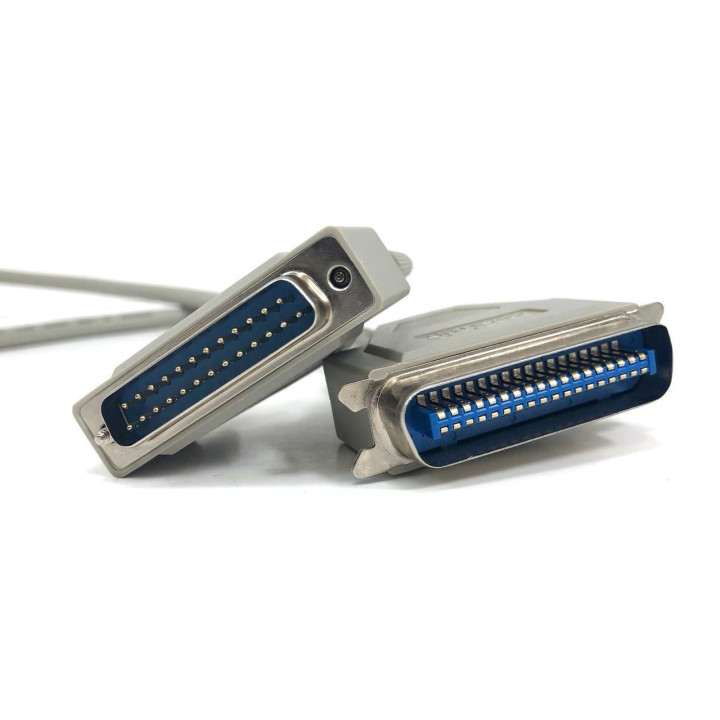 IEEE-1284 - DB25 Male to C36 Male Parallel Printer Serial Cable