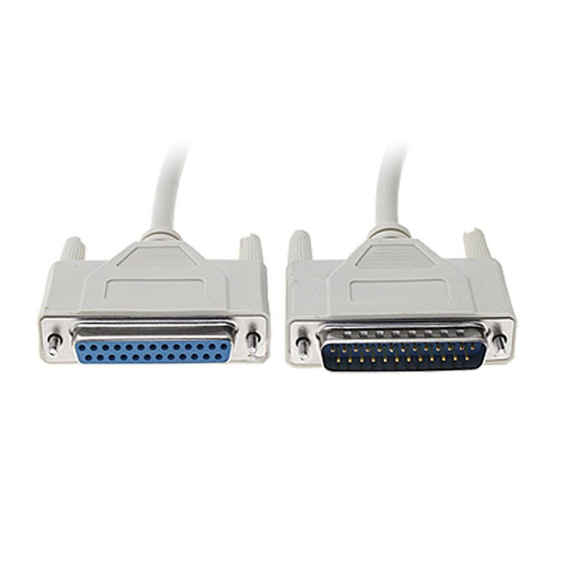 DB25 Male to DB25 Female Extension Serial Cable