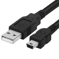USB Data Cable - A-Male/Mini 5 Pin USB-Male