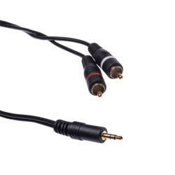 3.5mm Stereo Male to Dual RCA Male Cable