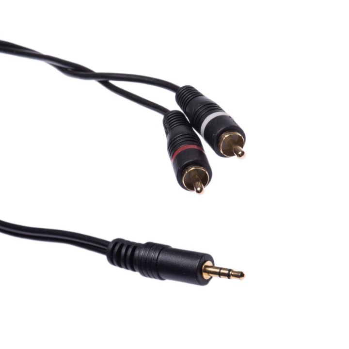 3.5mm Stereo Male to Dual RCA Male Cable
