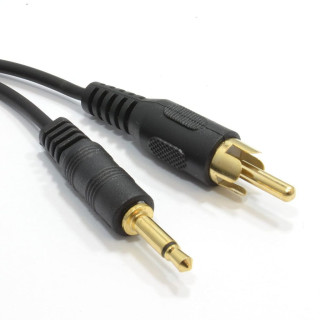 3.5mm Mono Plug to RCA Plug Cable