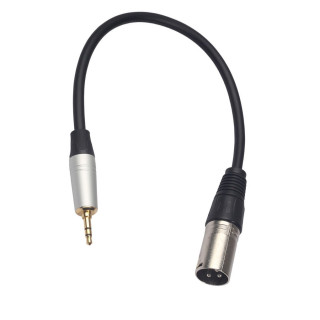 Wassalat 3.5mm Stereo Male to XLR 3 Pin Male Adapter