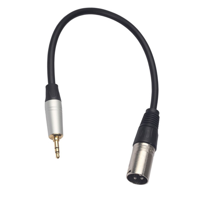 Wassalat 3.5mm Stereo Male to XLR 3 Pin Male Adapter