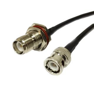 Wassalat Low Loss - 100  BNC Male To TNC RP-Female Cable