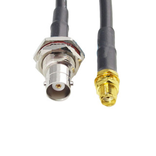 Wassalat Low Loss - 100  BNC Female To SMA Female Cable