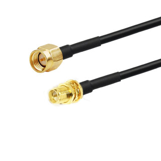 Wassalat Low Loss - 100  SMA Male To SMA RP-Female  Cable