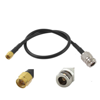 Wassalat Low Loss - 100  SMA Male To N Female Cable