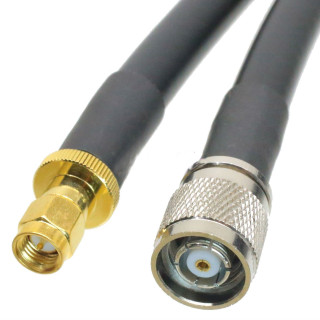 Wassalat Low Loss - 100  SMA Male To TNC RP-Male Cable