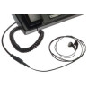 iPhone Telephone Adapter - 3.5mm TRRS Female to RJ9 Male - 6 IN