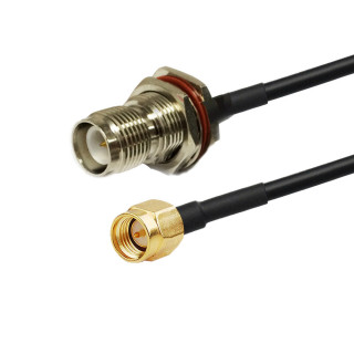 Wassalat Low Loss - 100  SMA Male To TNC RP-Female Cable
