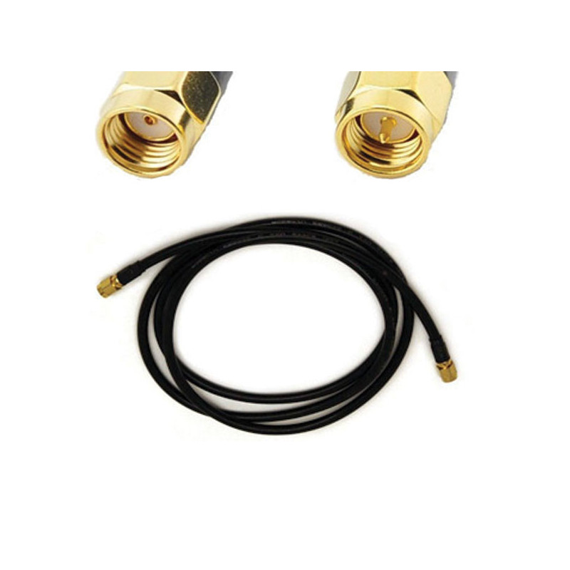 Wassalat Low Loss - 100  SMA RP-Male To SMA Male Cable