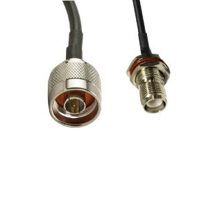 Wassalat Low Loss - 100  N Male To TNC RP-Female Cable