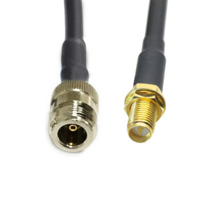 Wassalat Low Loss - 100  N Female To SMA RP-Female Cable