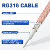 Wassalat RG316 Coaxial Cable