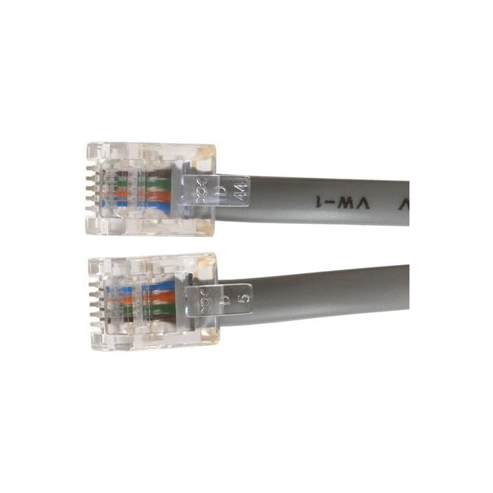 Wassalat RJ11 Line Cord – 4 Conductor - Reverse