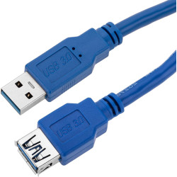 USB 3.0 A Male to A Female Extension Cable