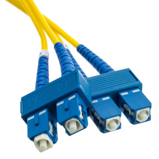SC/SC LSZH Fiber Optic Patch Cord SM (G.657A1) 9/125 - Duplex (3.0 mm)