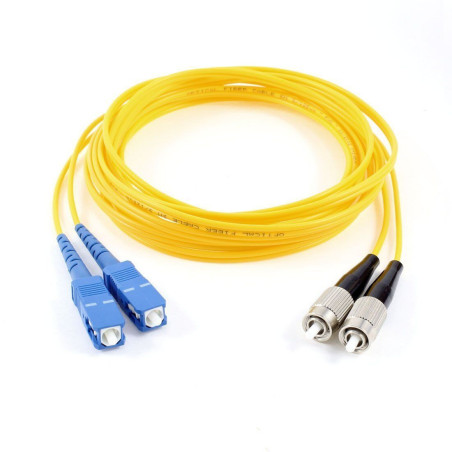 SC/FC LSZH Fiber Optic Patch Cord SM (G.657A1) 9/125 - Duplex (3.0 mm)