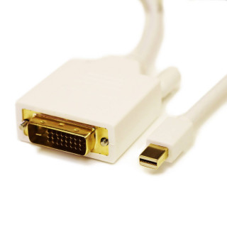 Mini DisplayPort Male to DVI Male