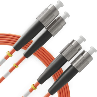 FC/FC LSZH Fiber Optic Patch Cord MM (OM1) 50/125 - Duplex (3.0 mm)