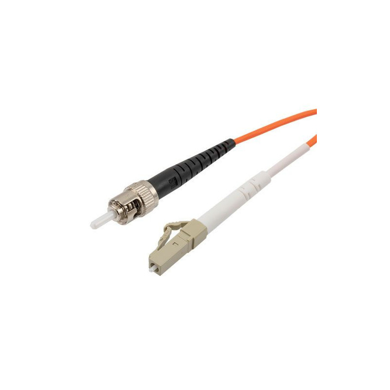 ST/LC LSZH Fiber Optic Patch Cord MM (OM2) 50/125  Simplex (3.0 mm)