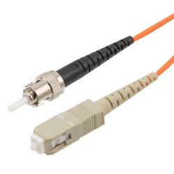 ST/SC LSZH Fiber Optic Patch Cord MM (OM1) 50/125  Simplex (3.0 mm)