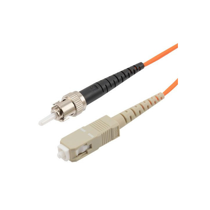 ST/SC LSZH Fiber Optic Patch Cord MM (OM1) 50/125  Simplex (3.0 mm)