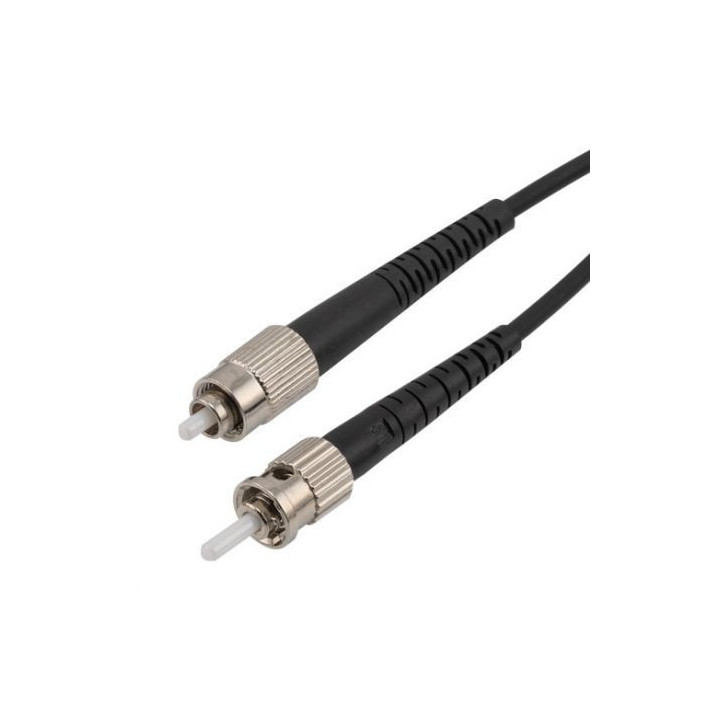 ST/FC LSZH Fiber Optic Patch Cord MM (OM2) 50/125  Simplex (3.0 mm)