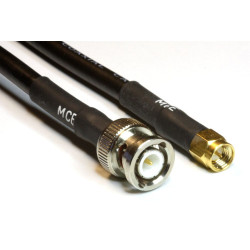 Wassalat Low Loss - 400  BNC Male To SMA Male Cable